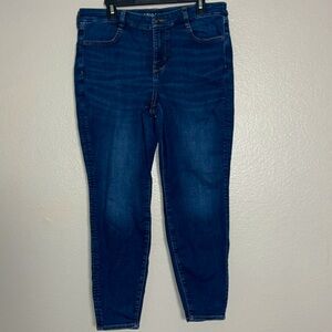 American Eagle Curvy High-Rise Jegging Jeans Dark Wash 16